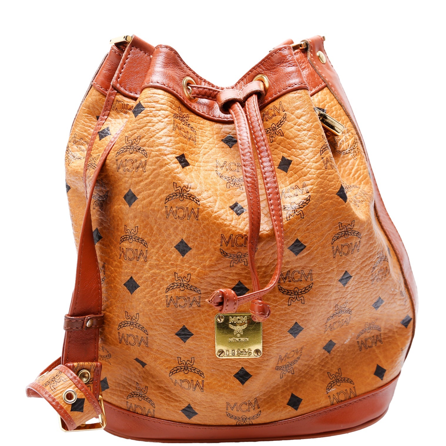 Visetos Drawstring Bucket Bag Vintage