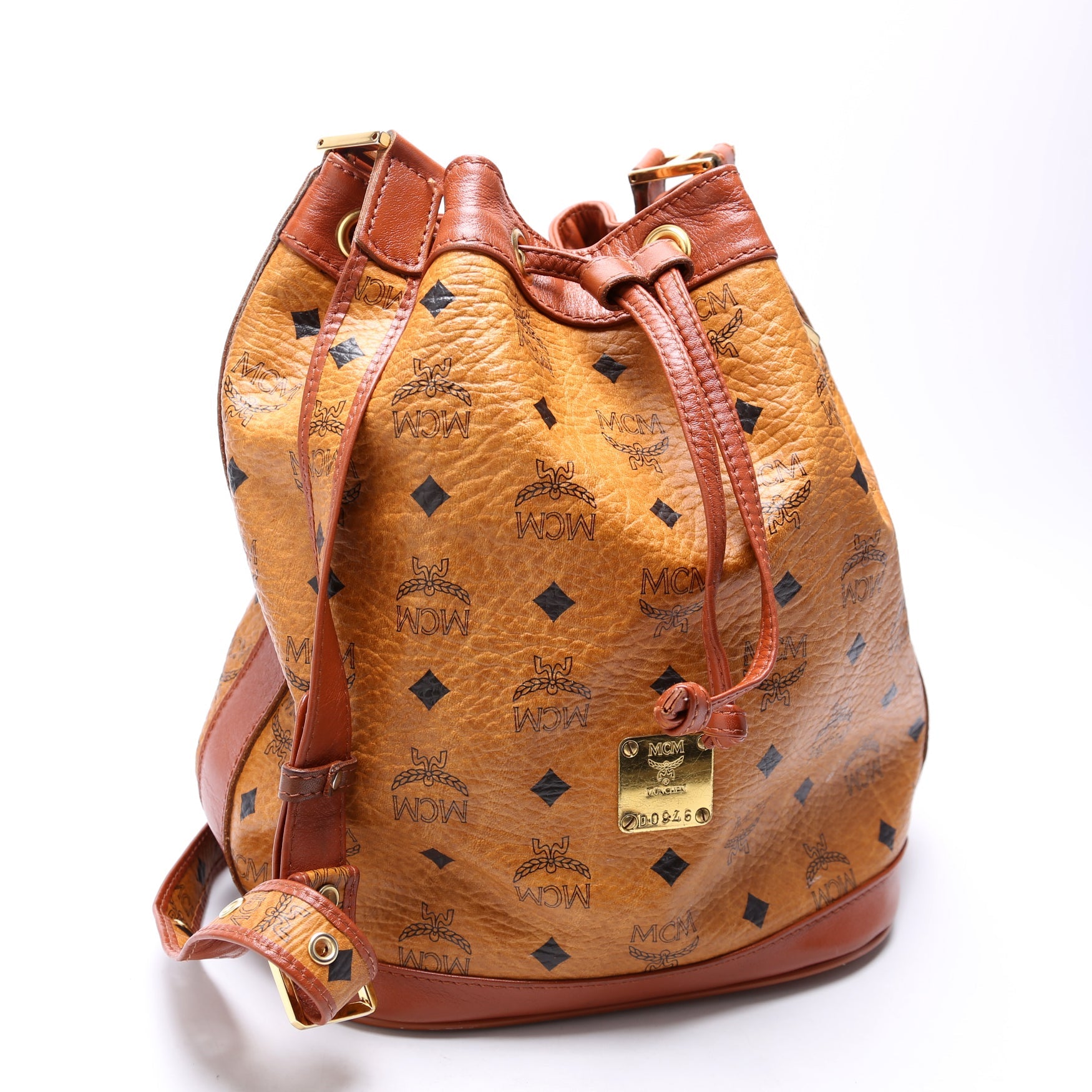 Visetos Drawstring Bucket Bag Vintage