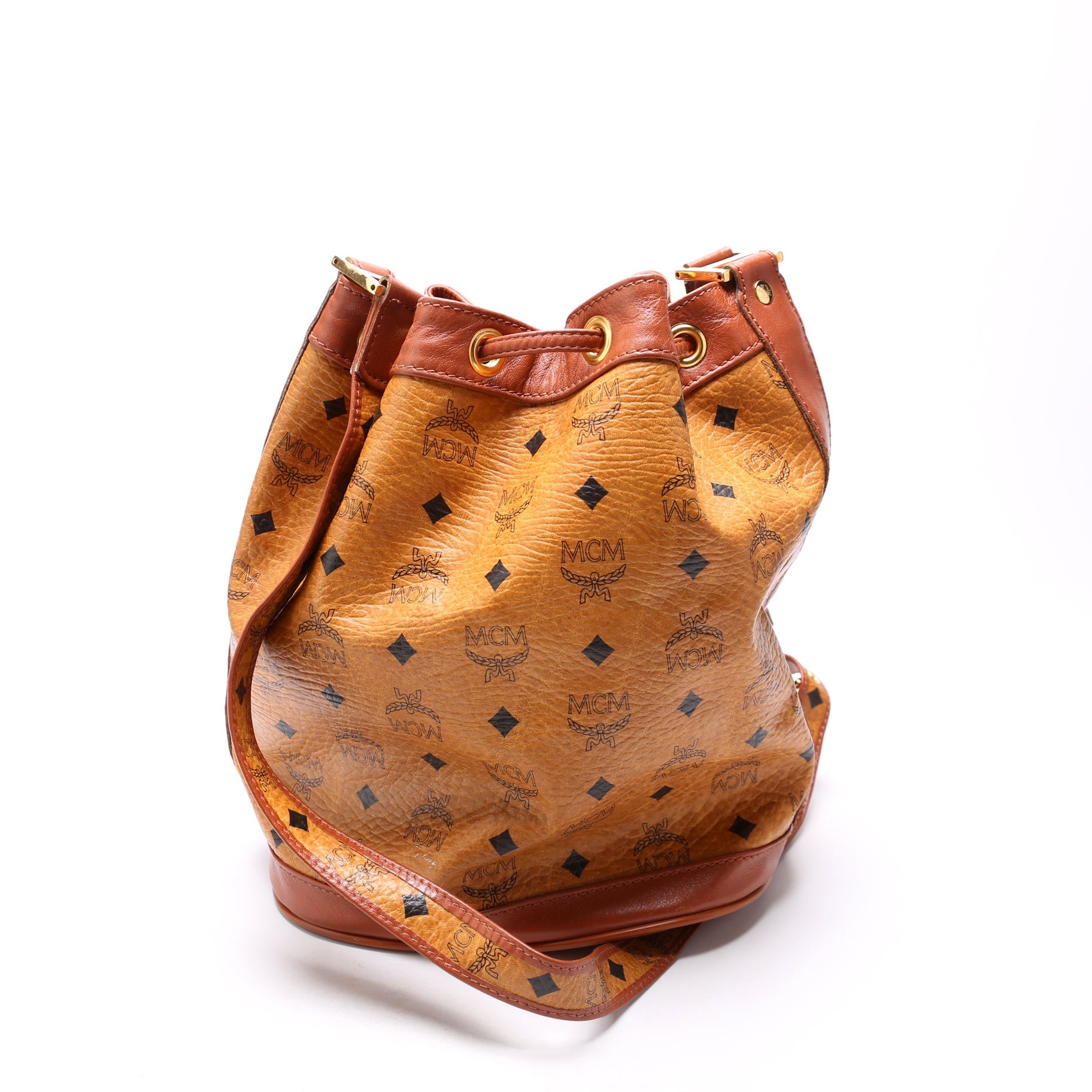 Visetos Drawstring Bucket Bag Vintage