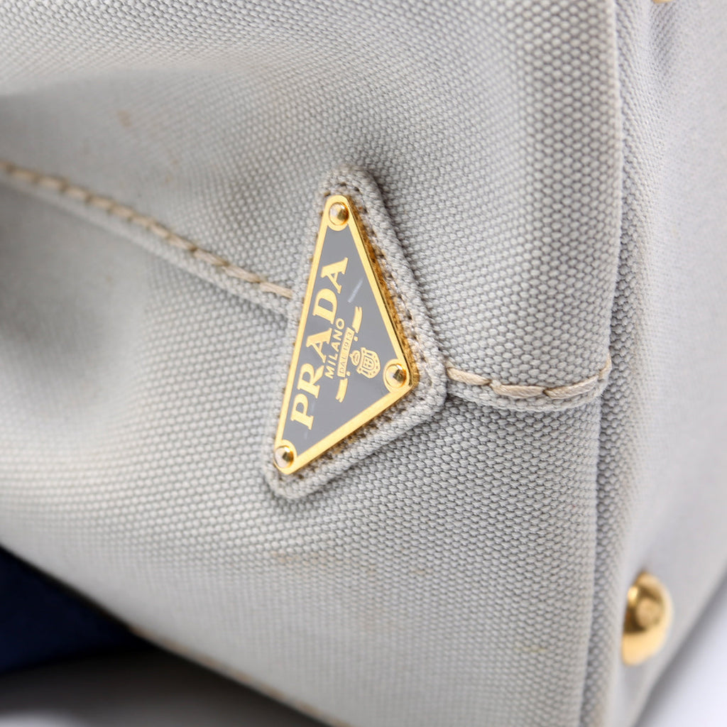 Canapa Canvas Small Tote Grey