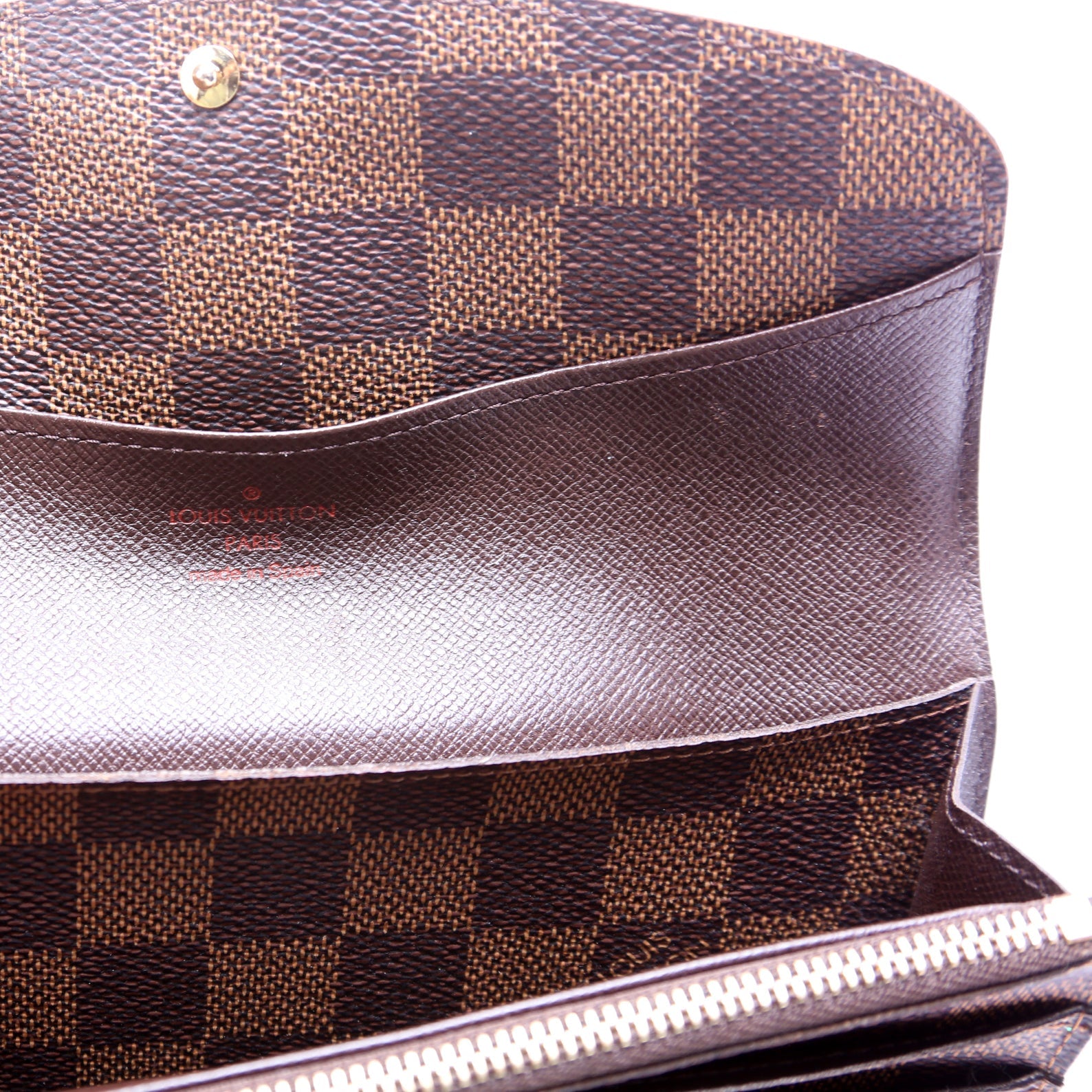 Emilie Wallet Damier Ebene