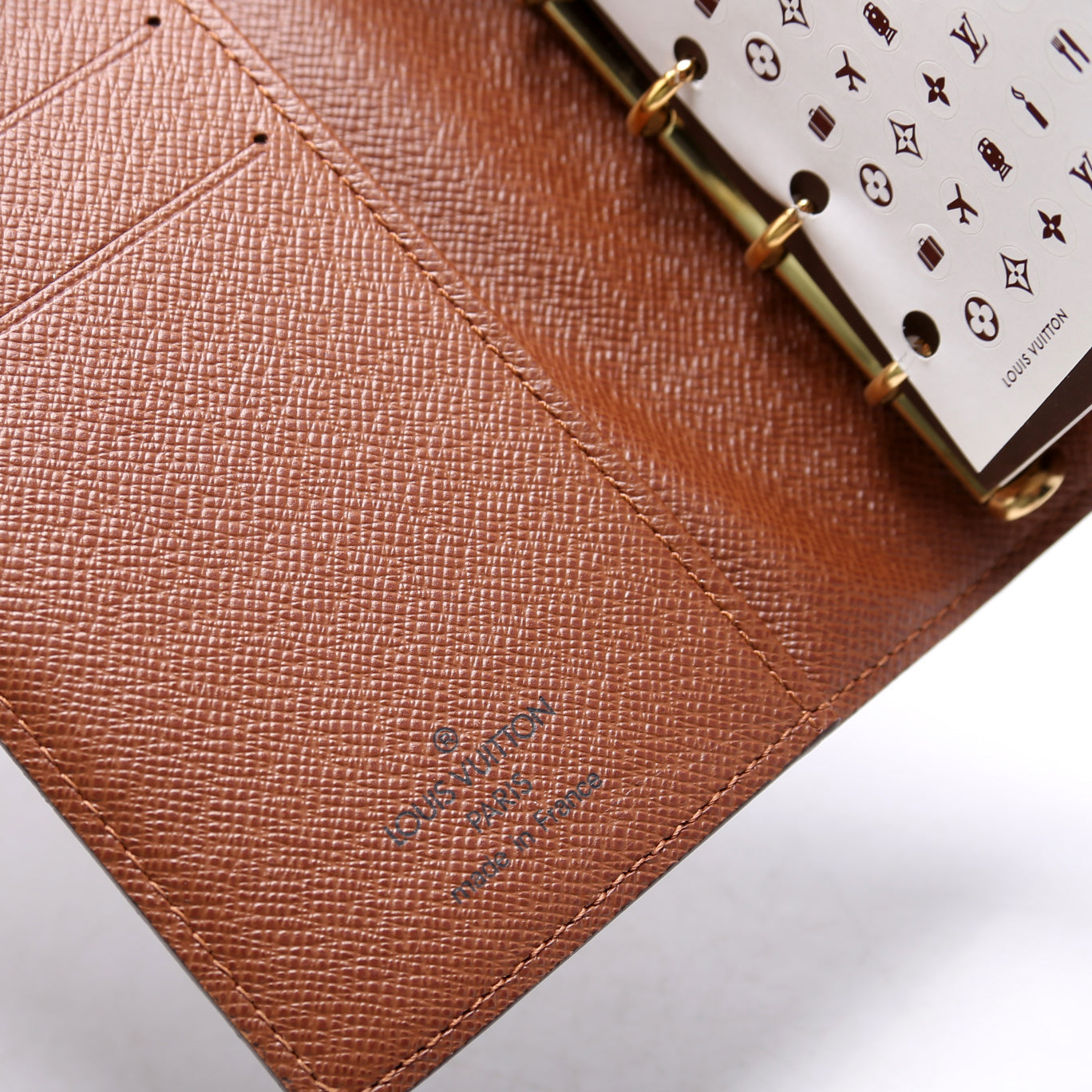 Agenda Small Ring Monogram