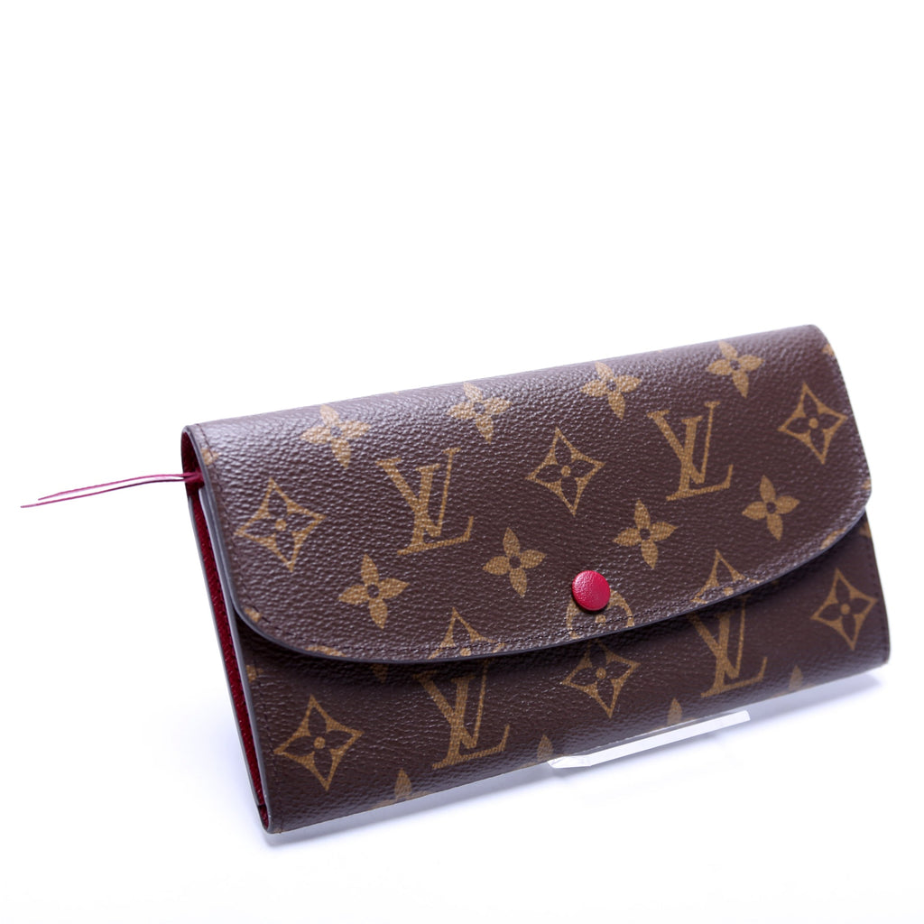 Emilie Wallet Monogram Newer Berry