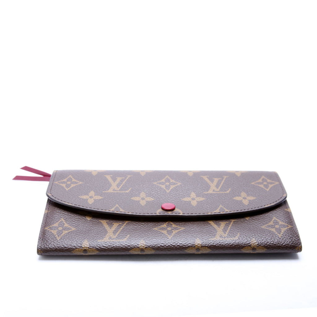 Emilie Wallet Monogram Newer Berry