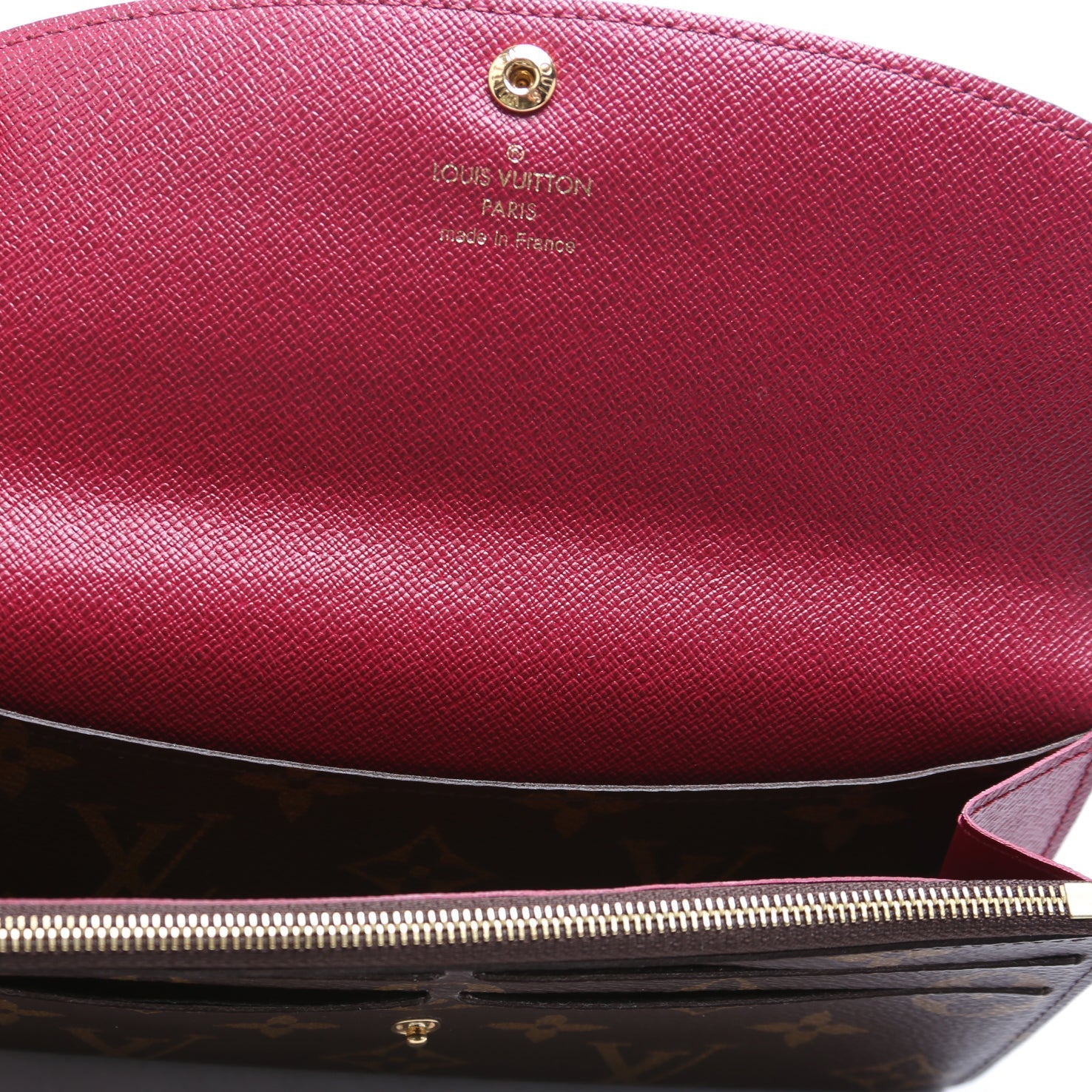 Emilie Wallet Monogram Newer Berry