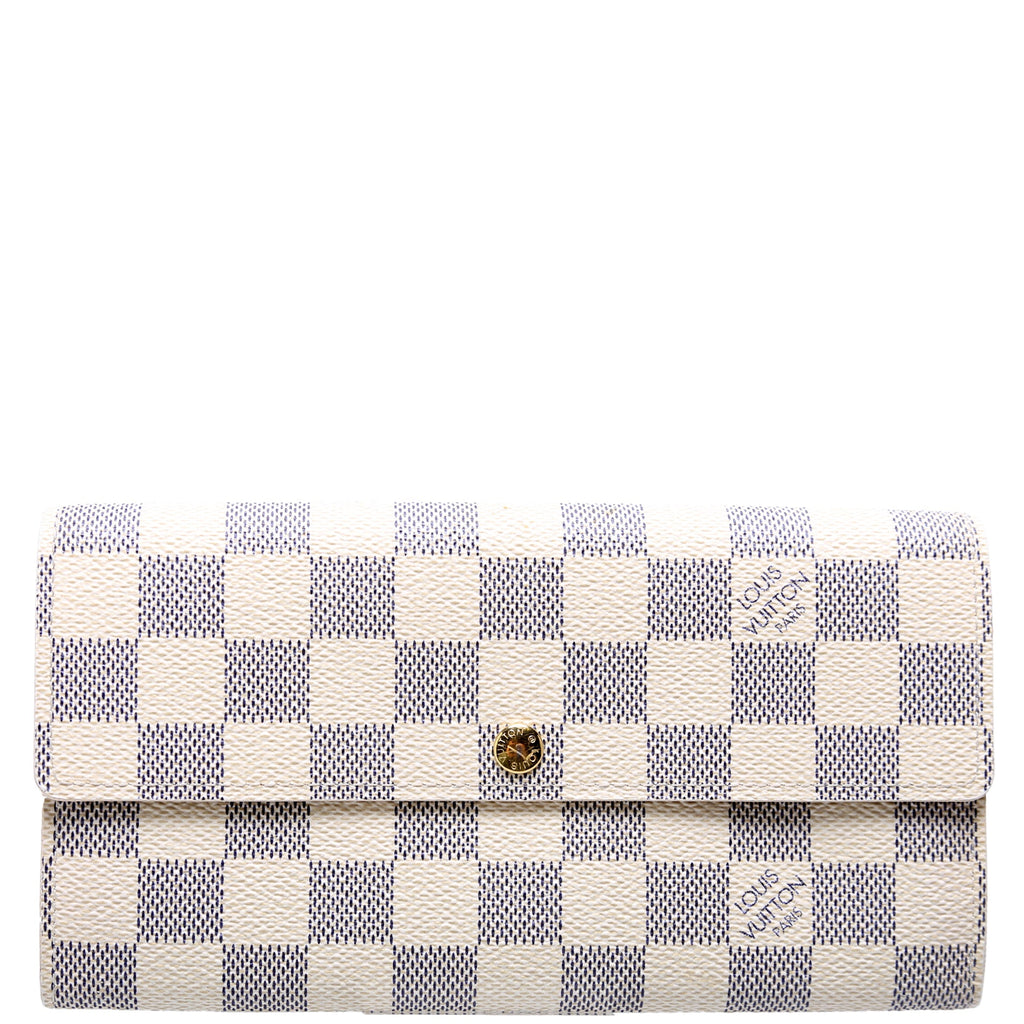 Sarah Wallet Damier Azur