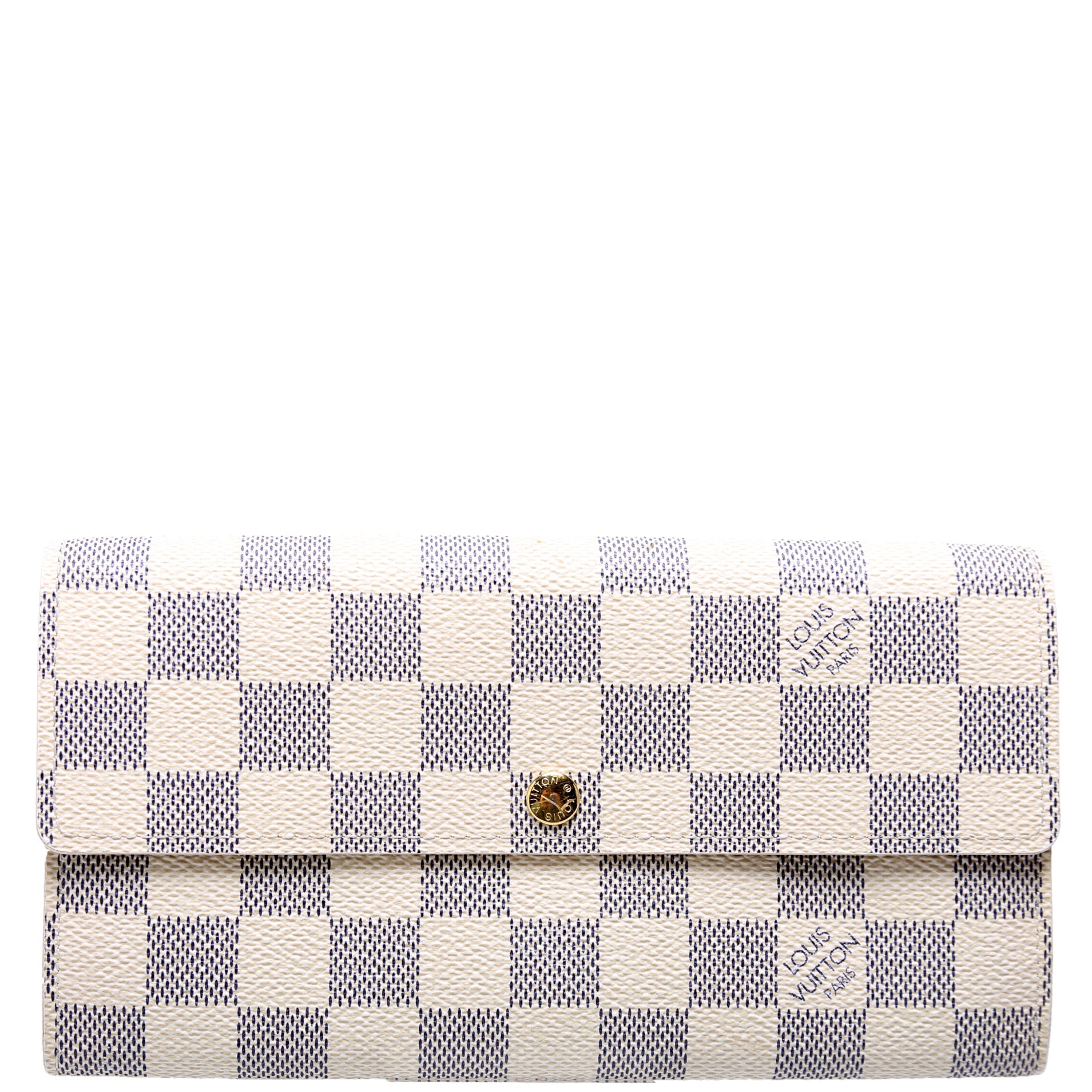 Sarah Wallet Damier Azur