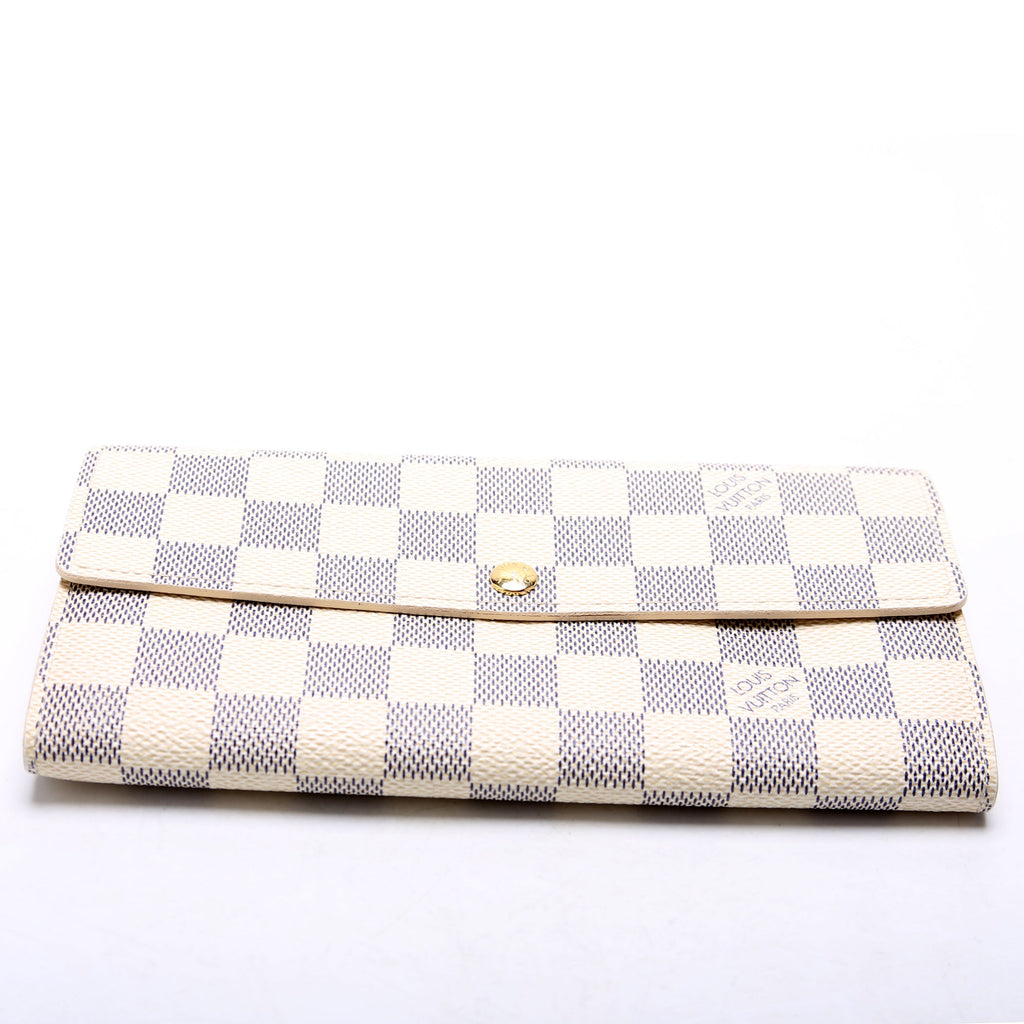 Sarah Wallet Damier Azur