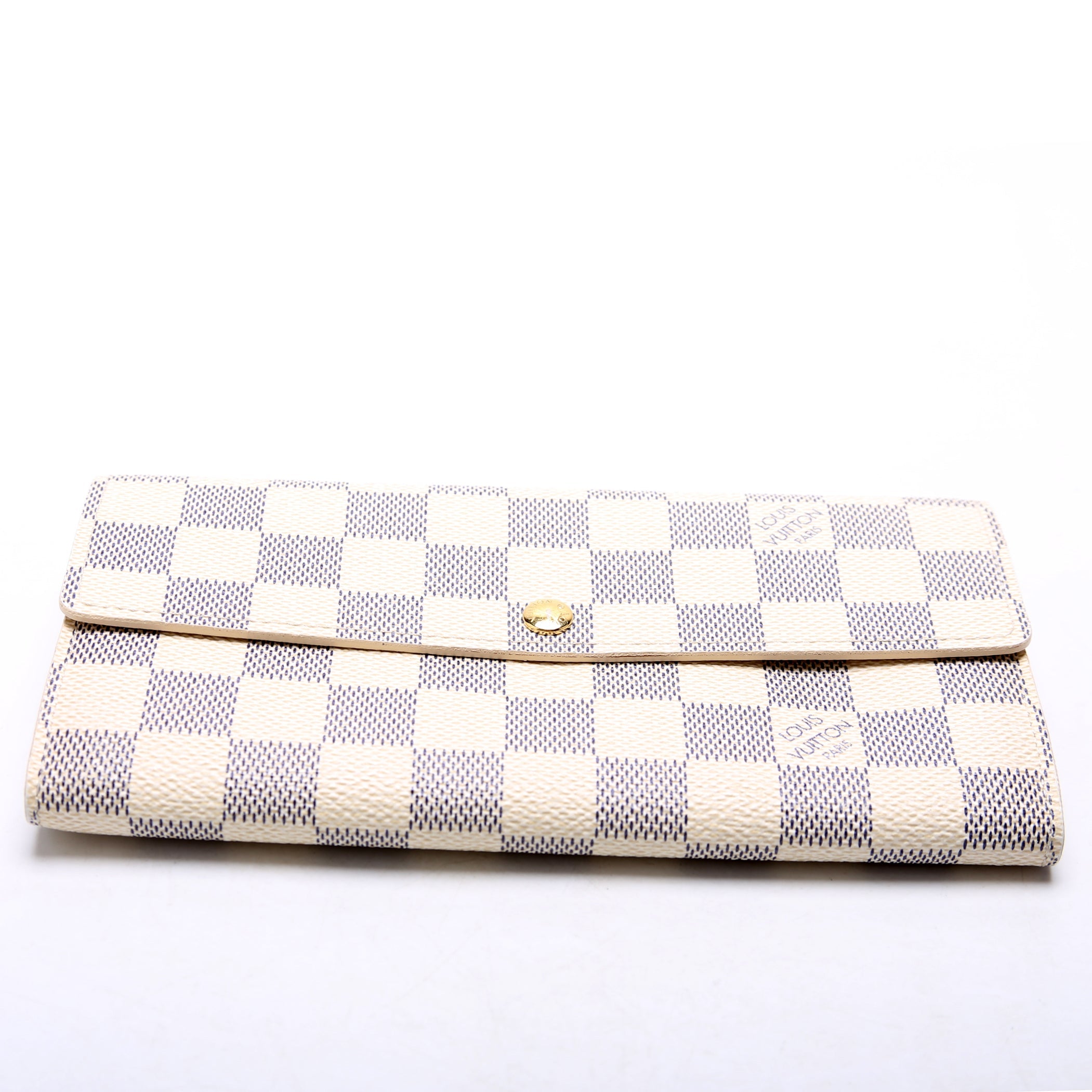 Sarah Wallet Damier Azur