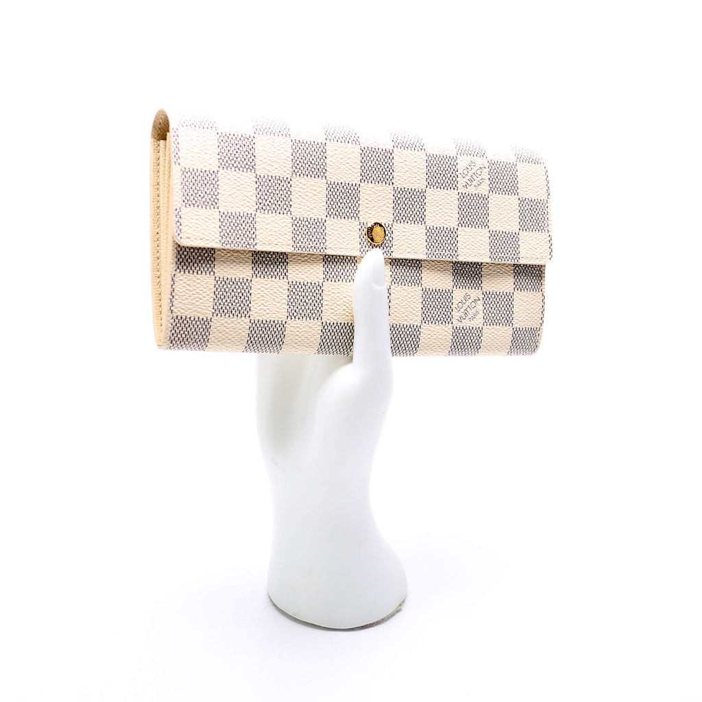 Sarah Wallet Damier Azur