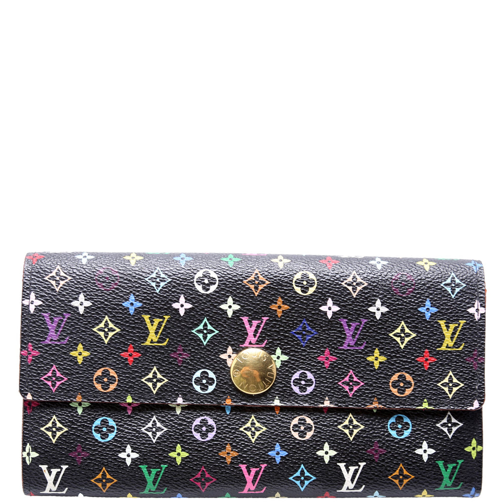 Sarah Wallet Multicolor Black