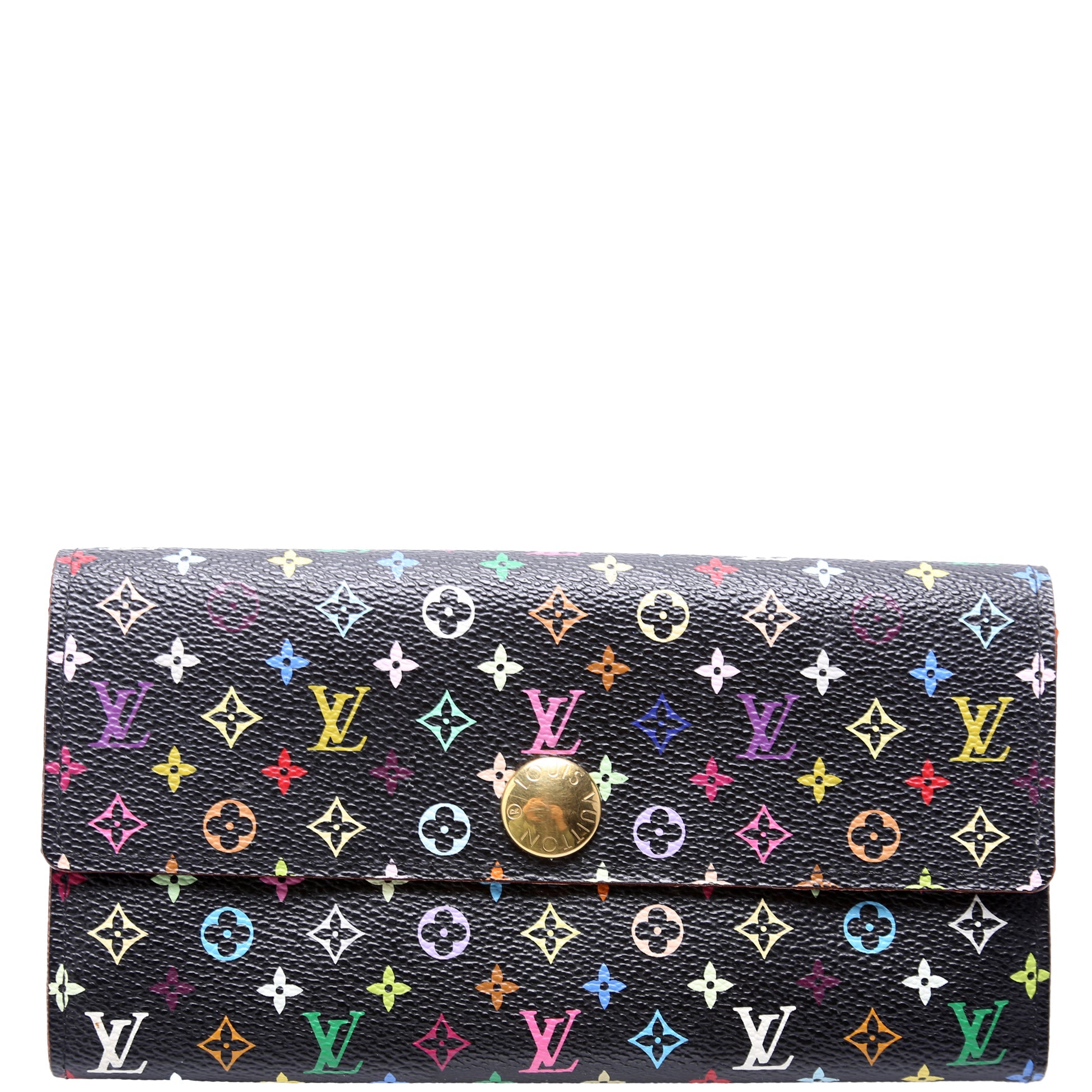 Sarah Wallet Multicolor Black