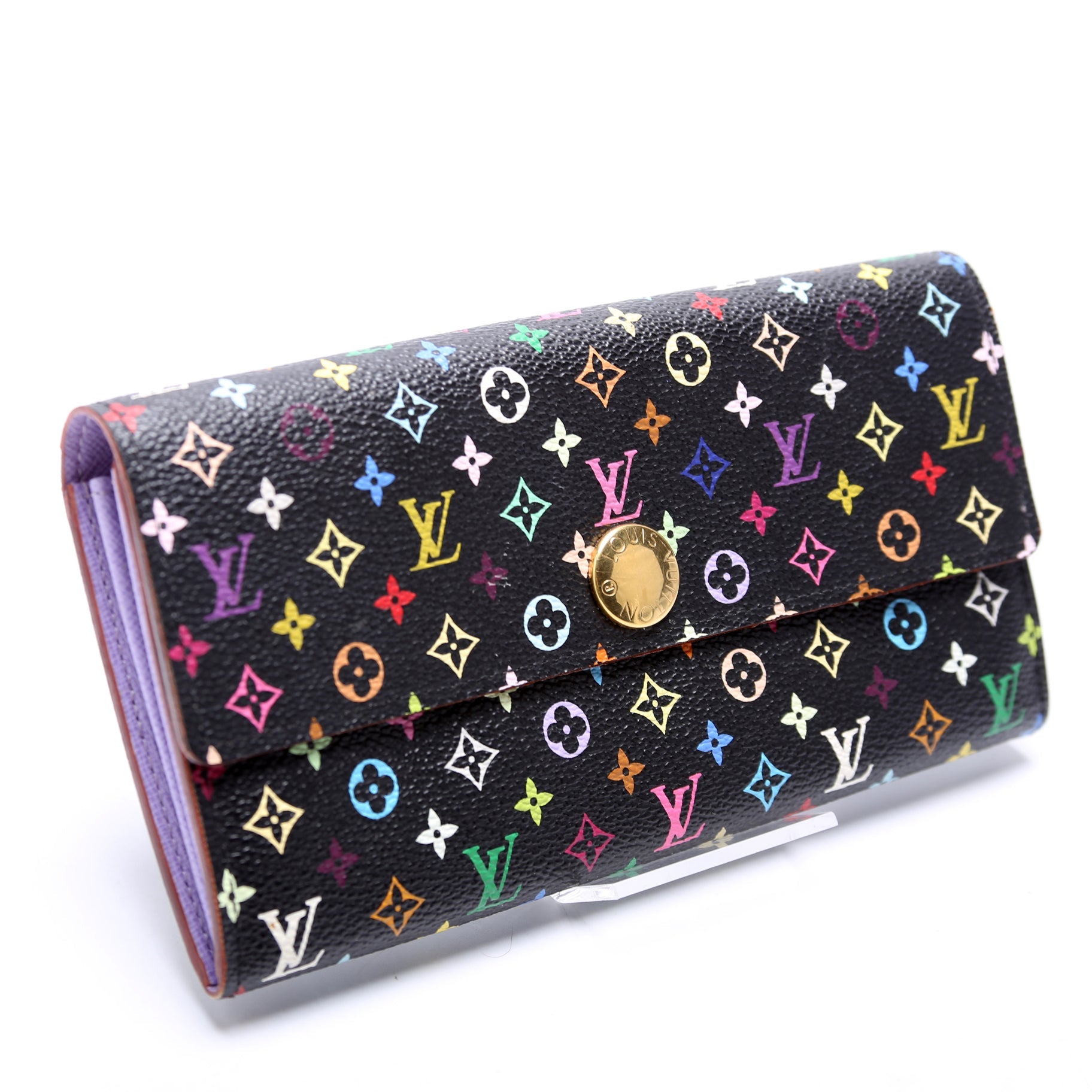 Sarah Wallet Multicolor Black