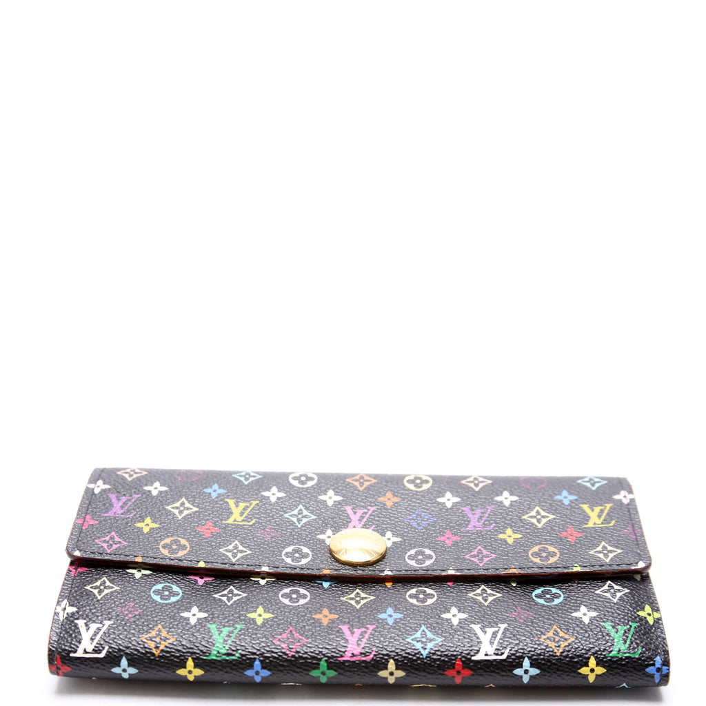 Sarah Wallet Multicolor Black