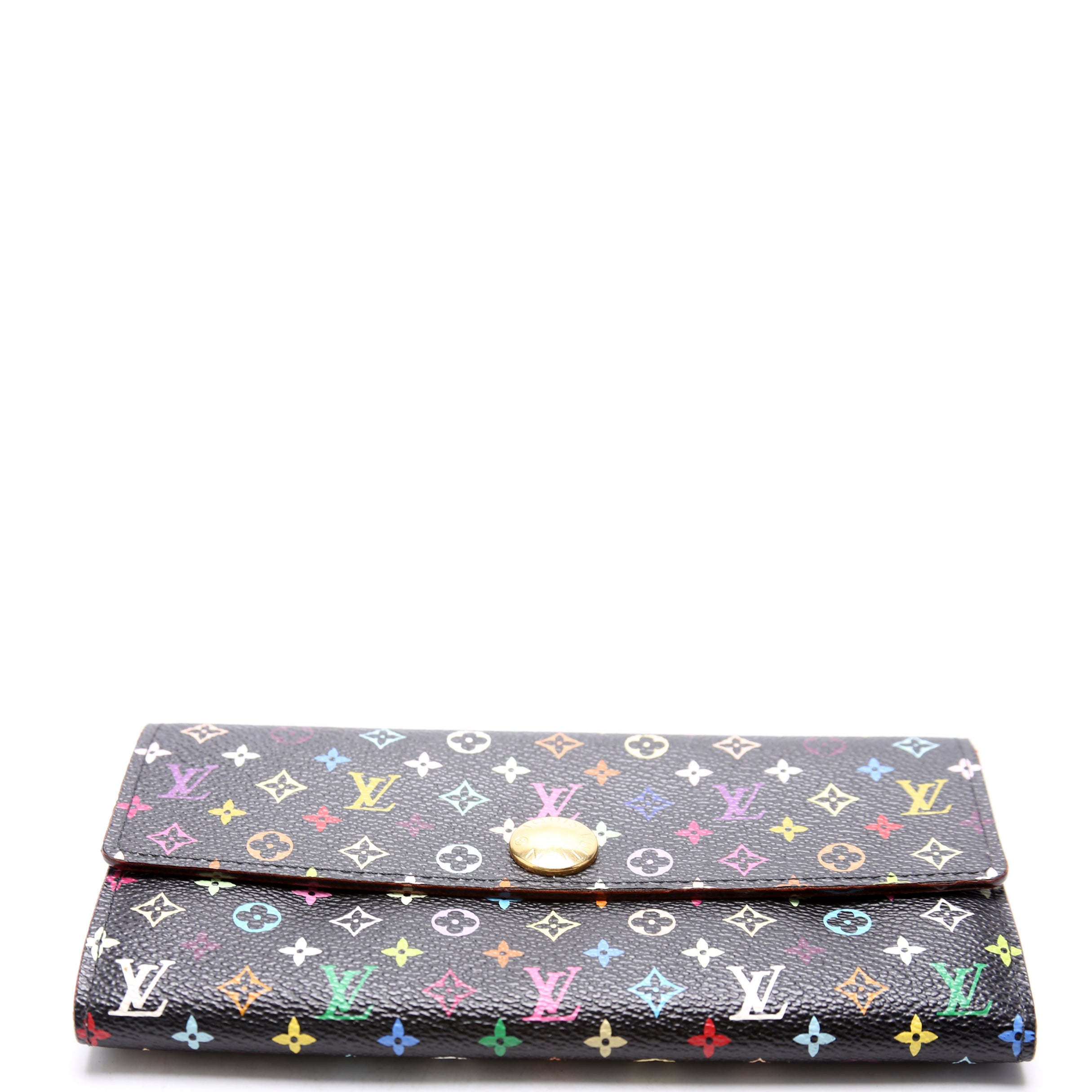Sarah Wallet Multicolor Black