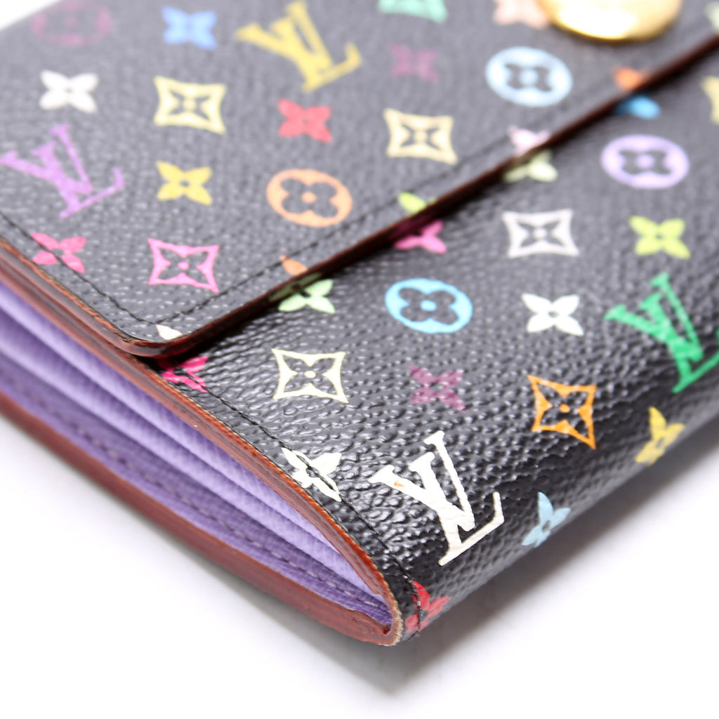 Sarah Wallet Multicolor Black