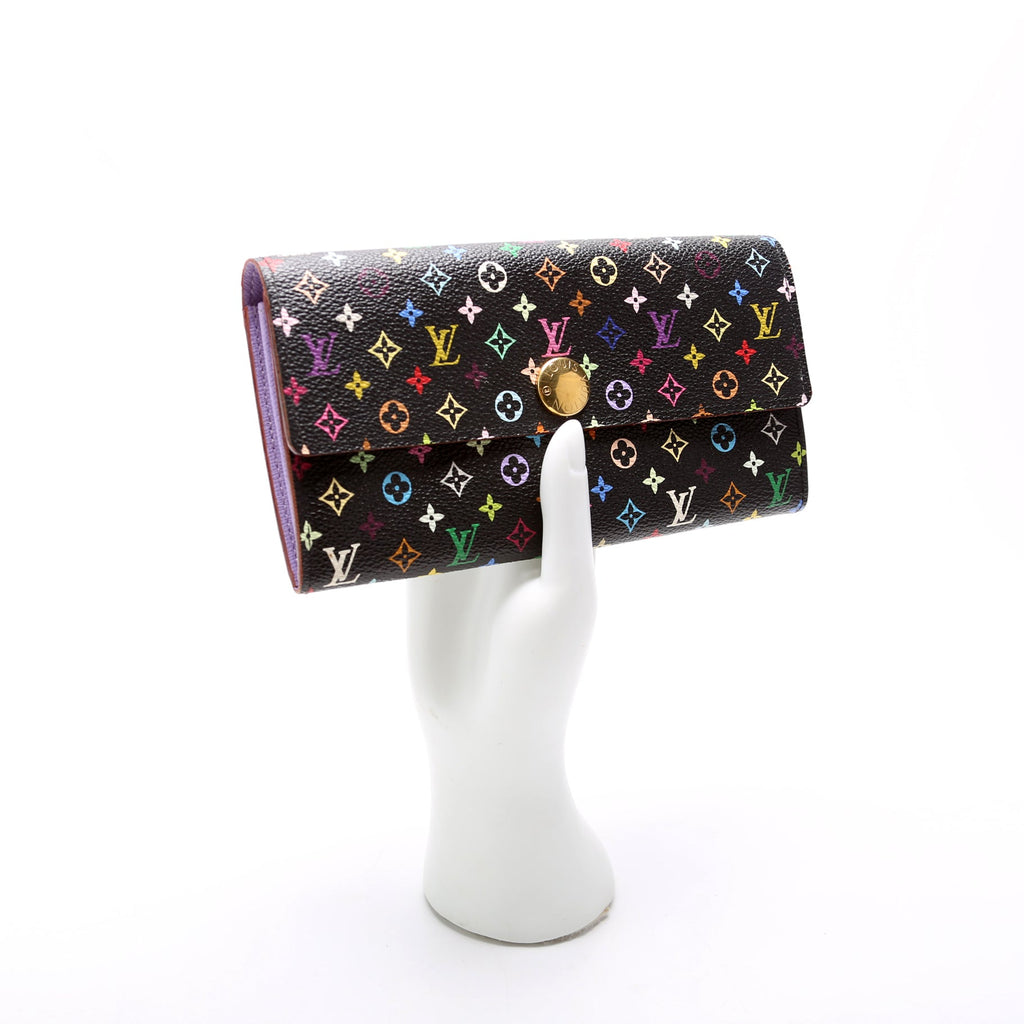 Sarah Wallet Multicolor Black
