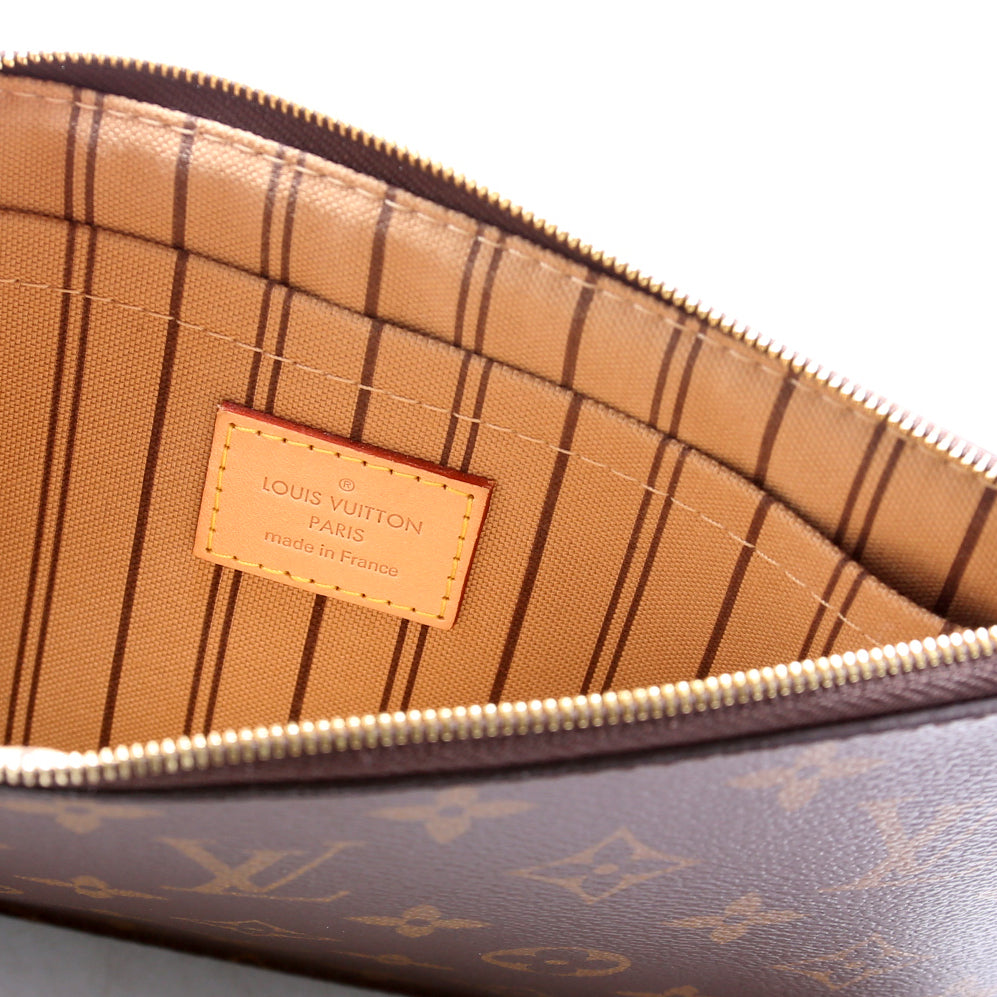 Pochette Only Monogram Neverfull Beige