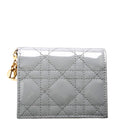 Mini Lady Gardenia Patent Wallet Grey