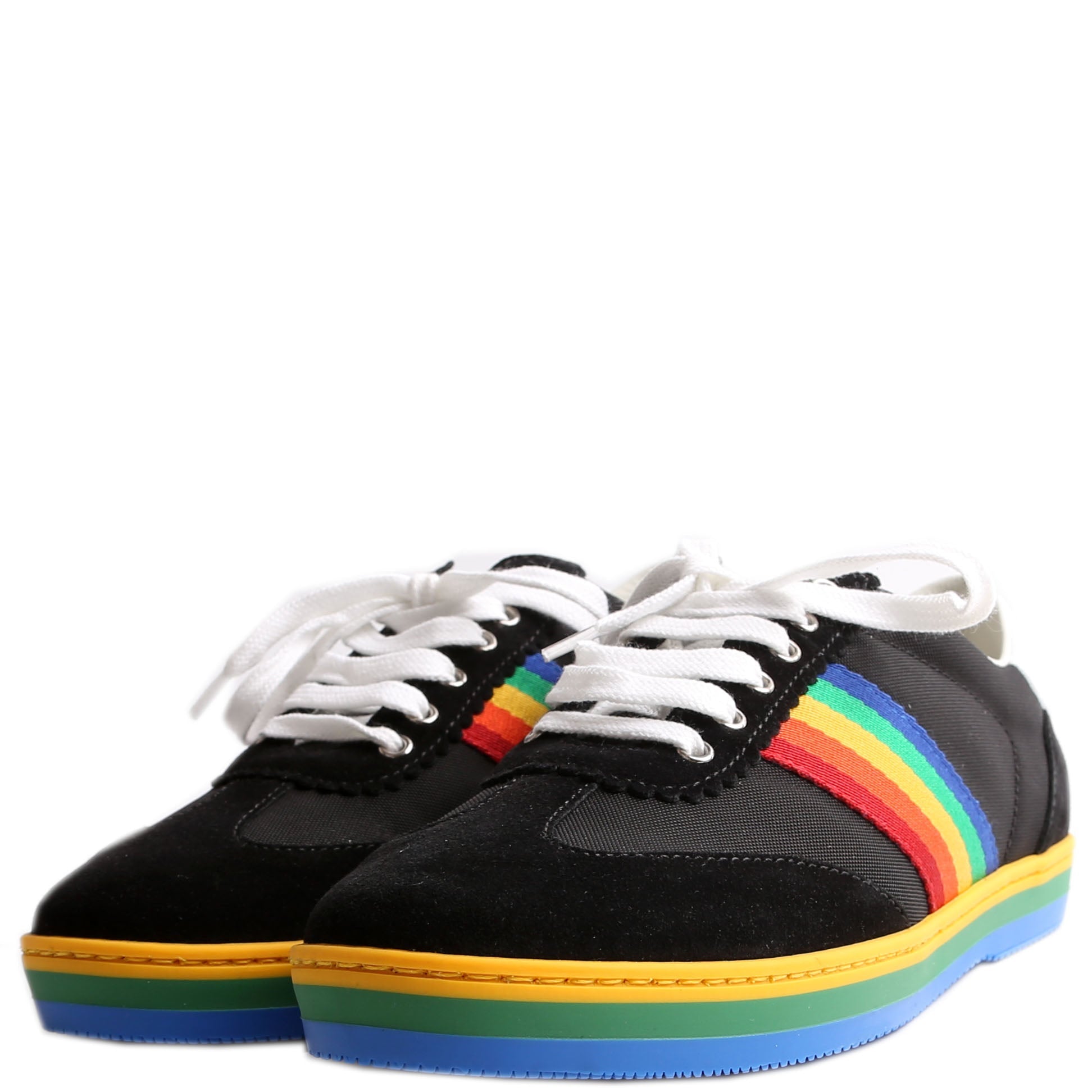 Gucci 552969 Rainbow Sneakers Size 36