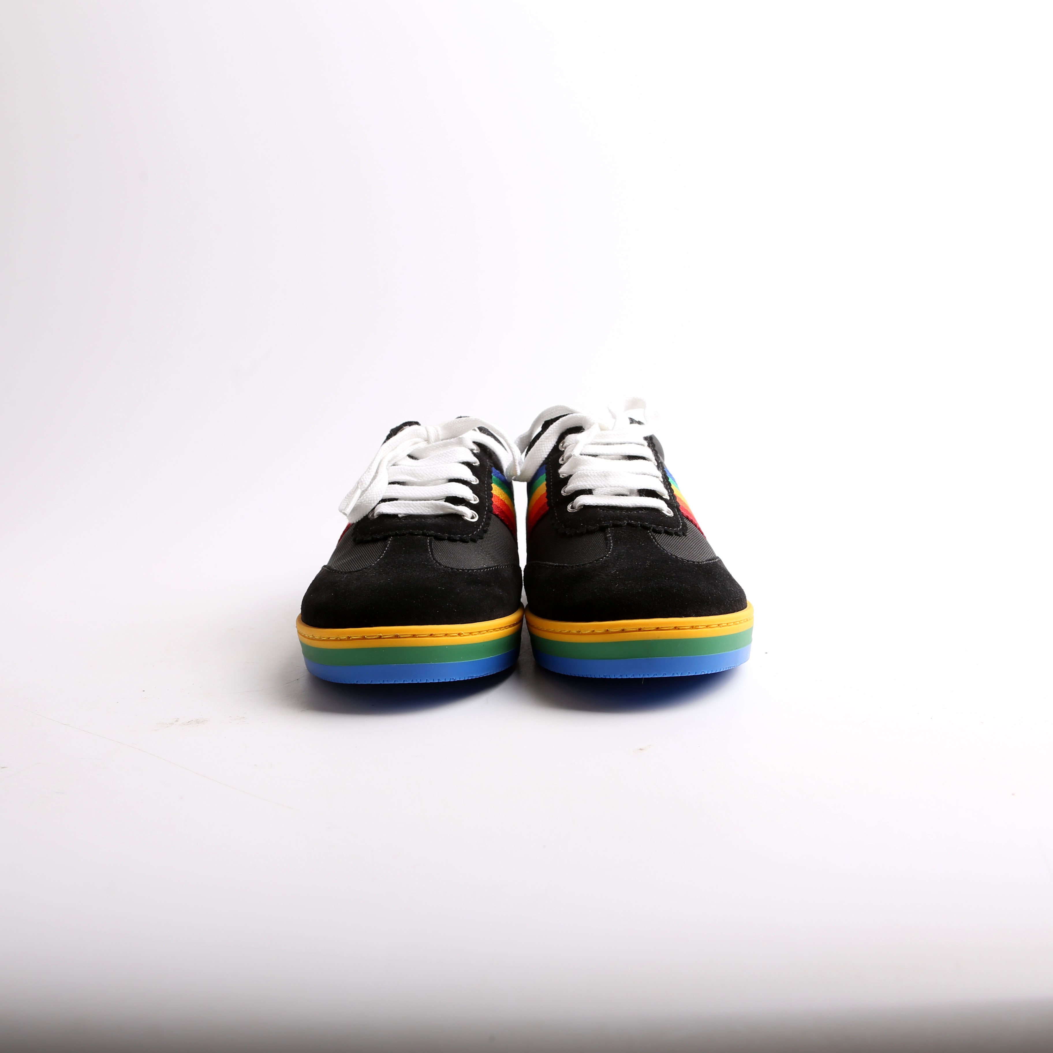 Gucci 552969 Rainbow Sneakers Size 36