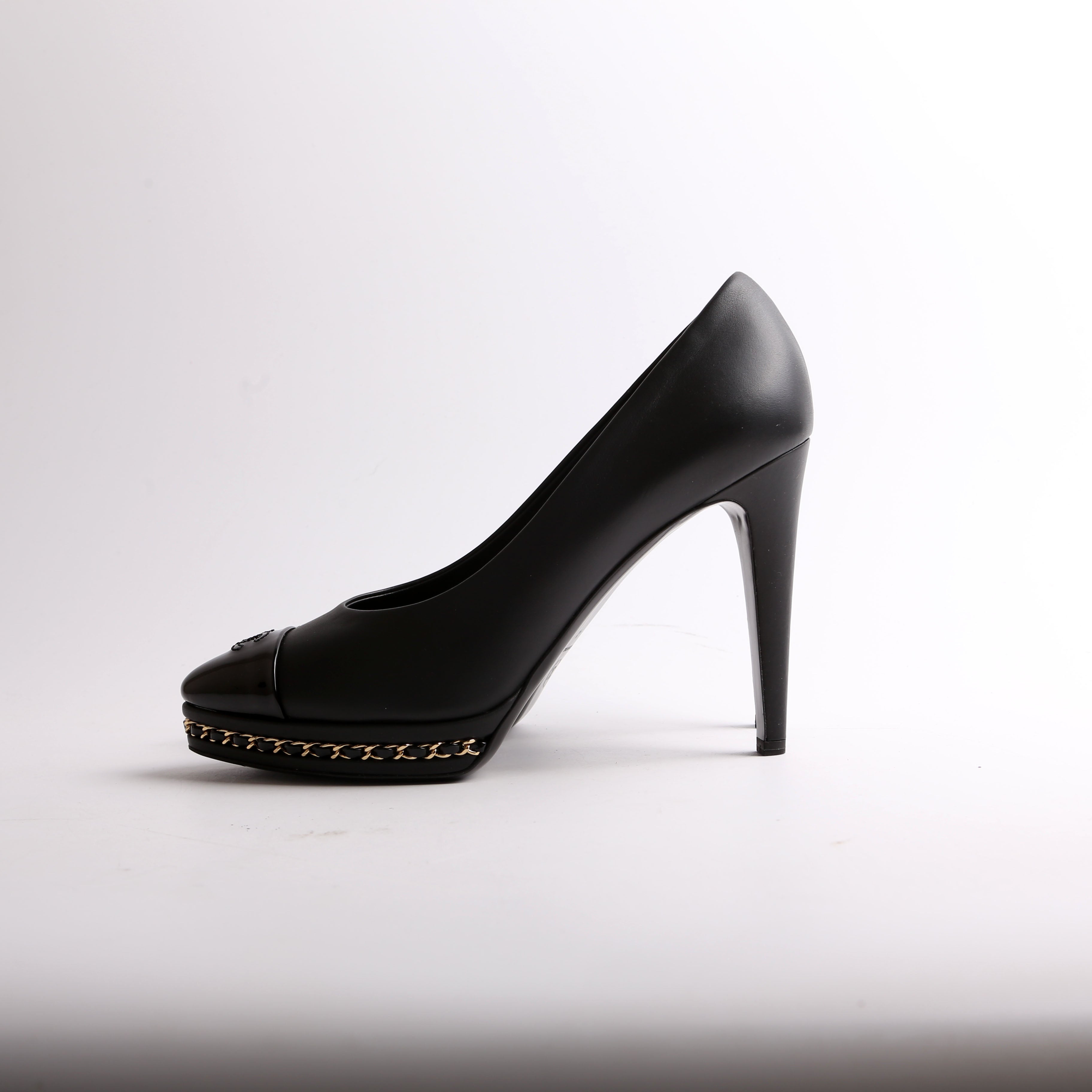 CC Captoe Chain Platform Pumps Size 41