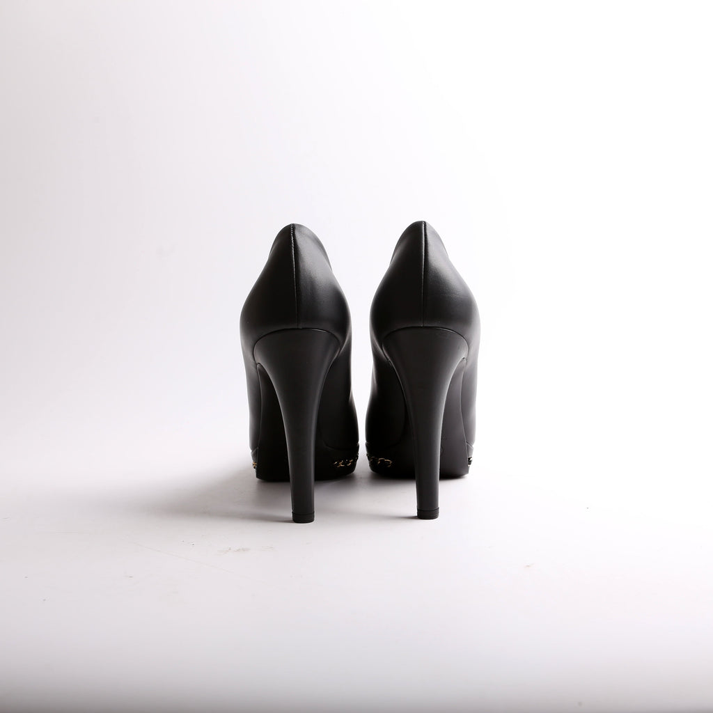 CC Captoe Chain Platform Pumps Size 41