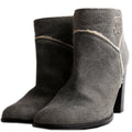 CC Suede Shearling Ankle Boots Size 40.5