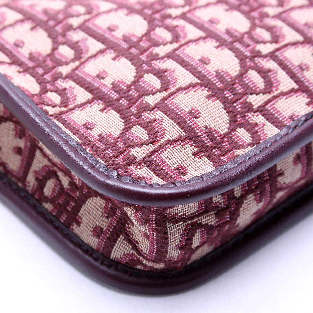 Oblique Diorquake Clutch Burgundy