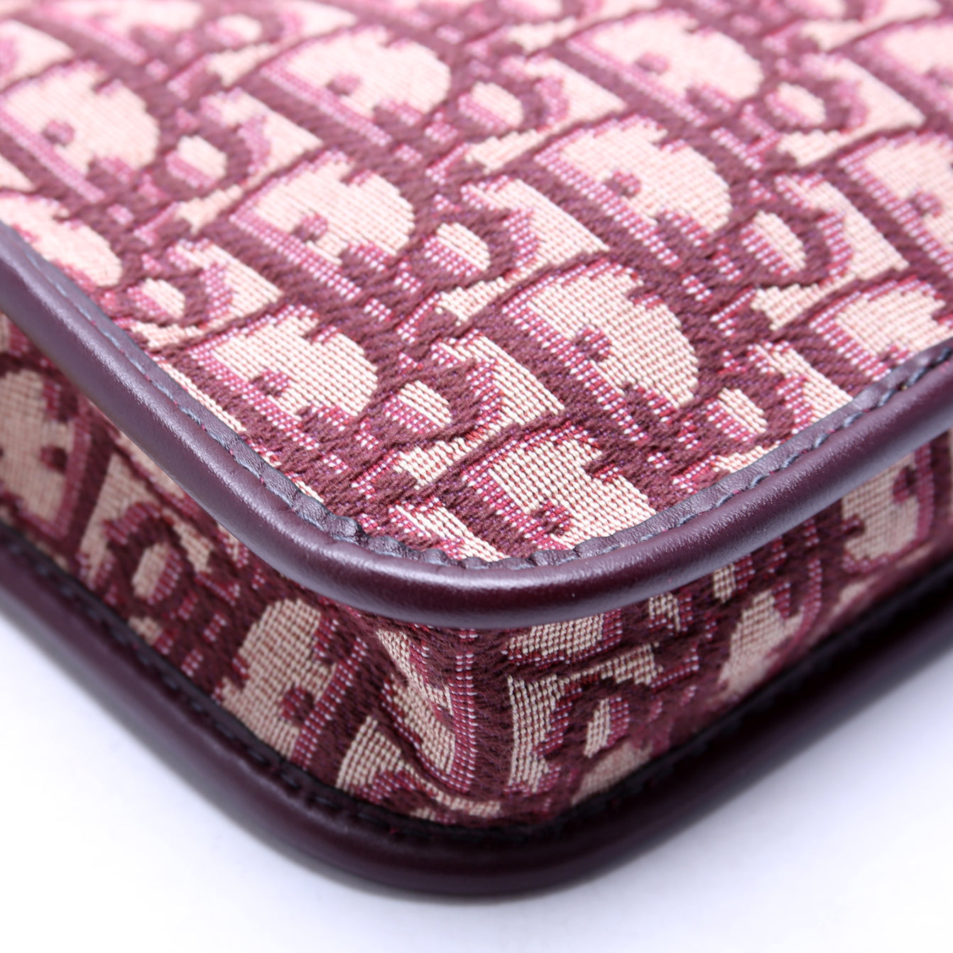 Oblique Diorquake Clutch Burgundy