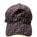 FXQ768 Baseball Cap Hat Size 58 Brown/Black