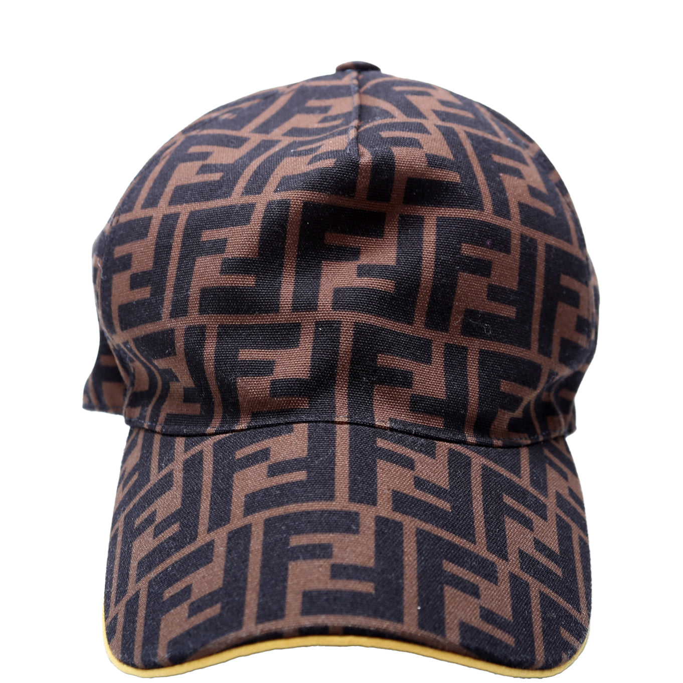 FXQ768 Baseball Cap Hat Size 58 Brown/Black