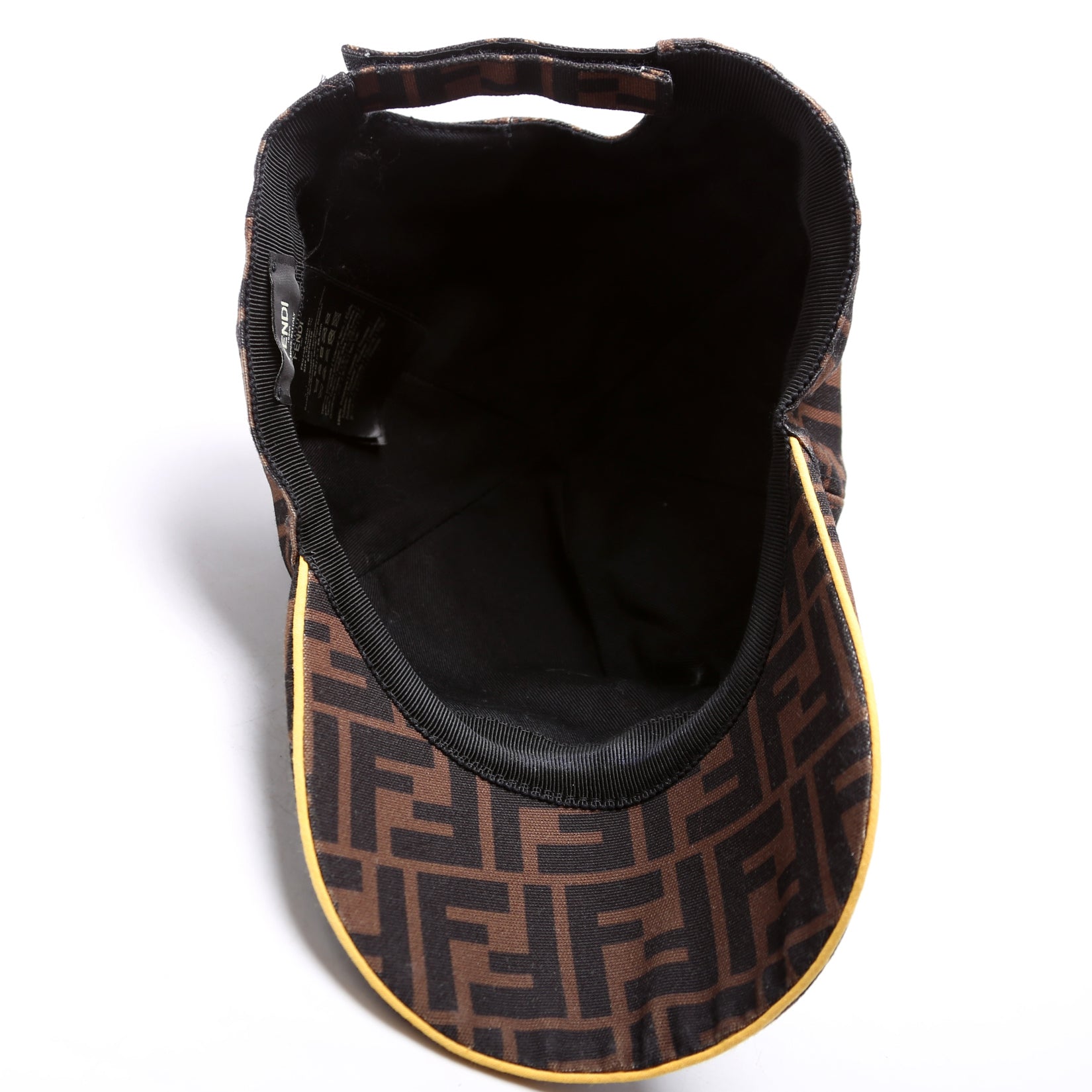 FXQ768 Baseball Cap Hat Size 58 Brown/Black