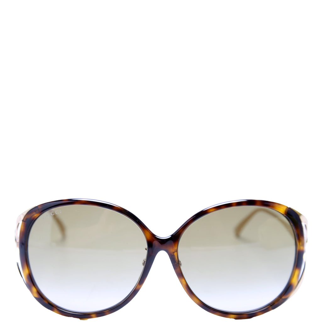 GG0226SK Oversized Sunglasses Brown/Gold