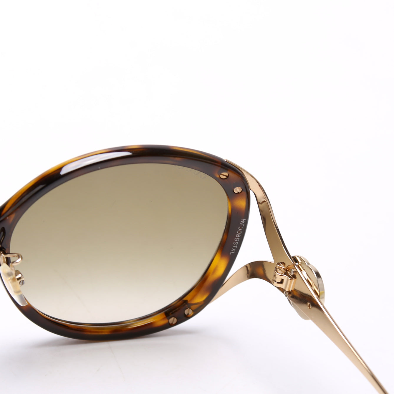 GG0226SK Oversized Sunglasses Brown/Gold