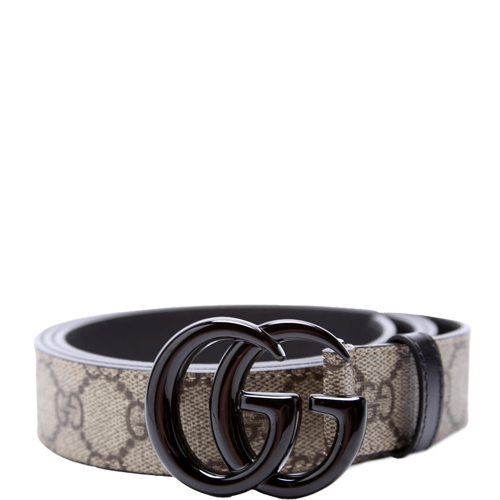 414516 GG Marmont Belt Size 115/46 Beige/Black