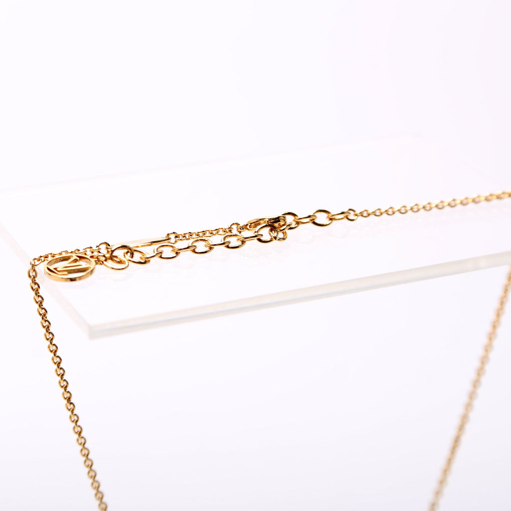 LV Iconic With Crystals Necklace Gold