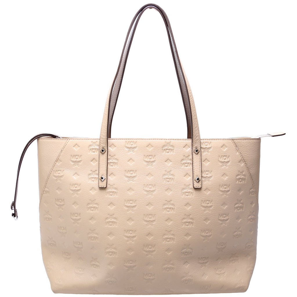 Klara Medium Shopper Tote Ottomar Calfskin Tan
