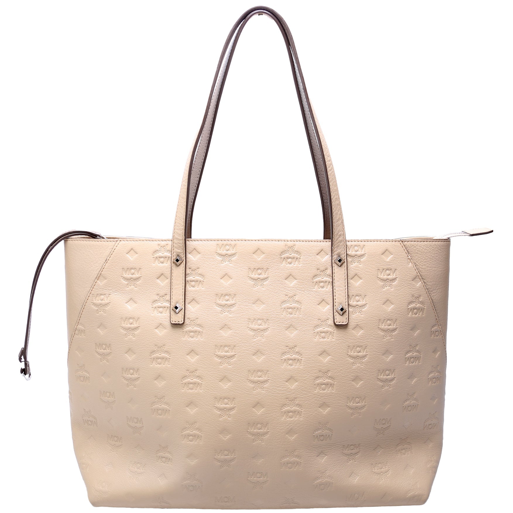 Klara Medium Shopper Tote Ottomar Calfskin Tan