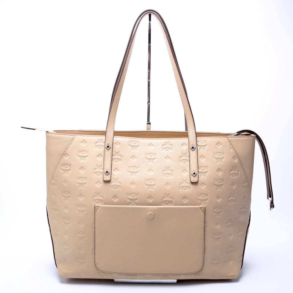 Klara Medium Shopper Tote Ottomar Calfskin Tan