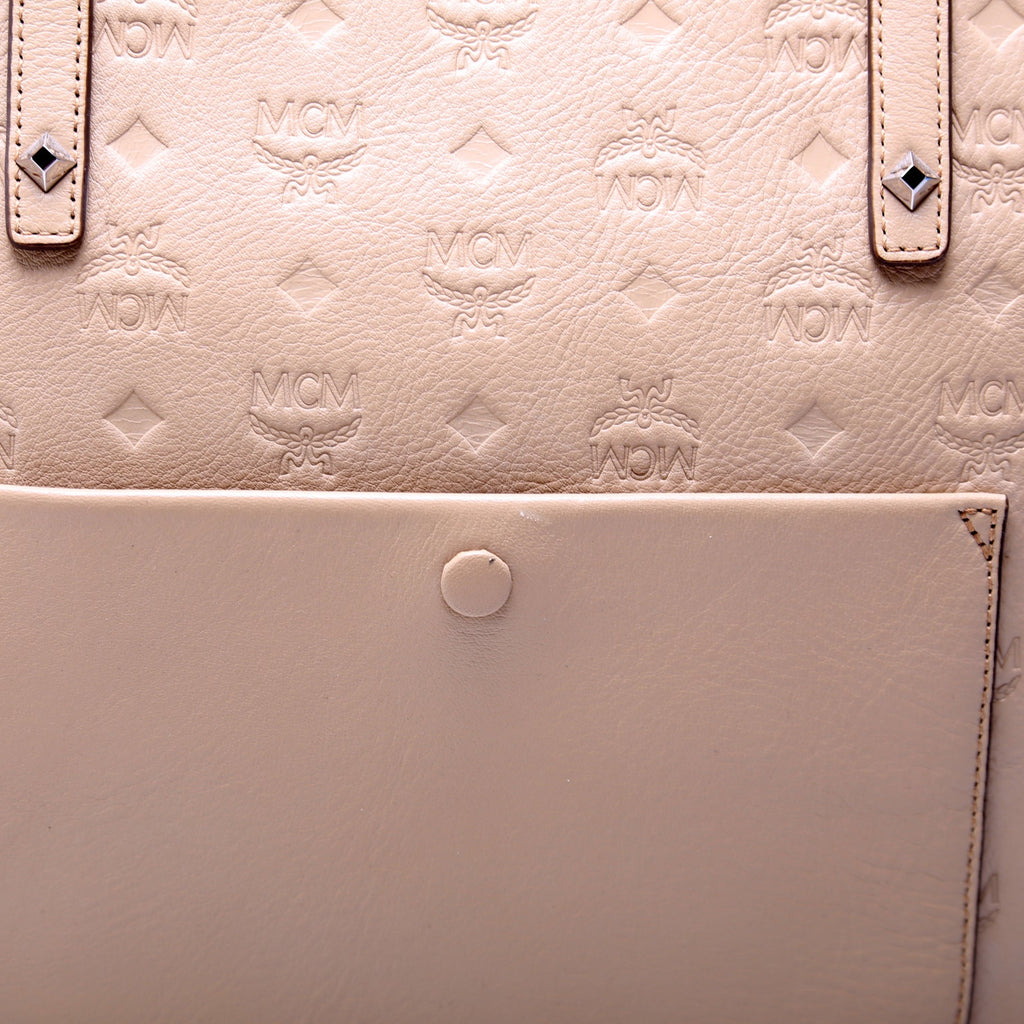Klara Medium Shopper Tote Ottomar Calfskin Tan