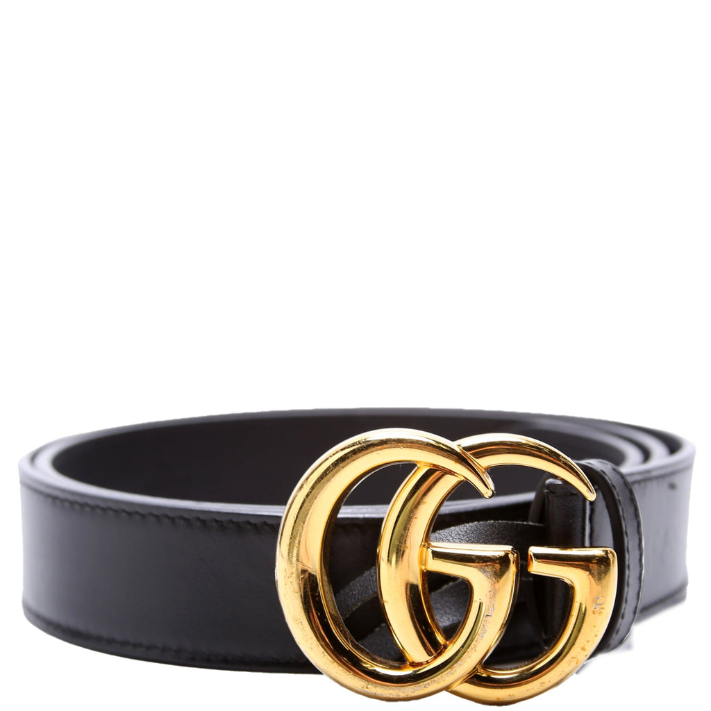 414516 GG Marmont Belt Size 85/34 Black