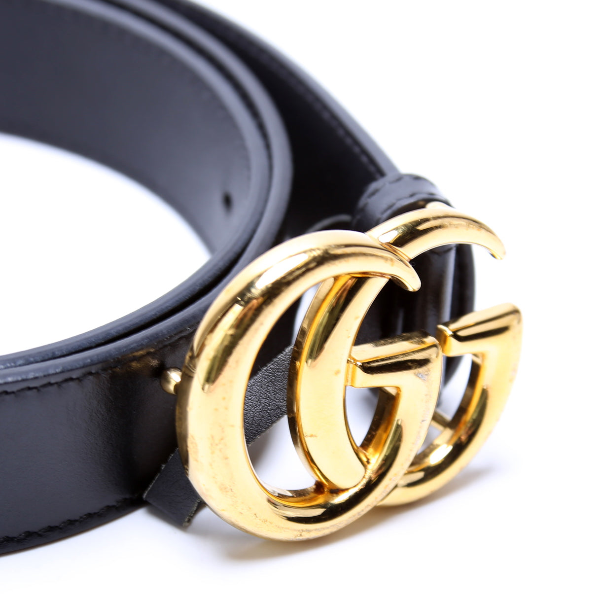 414516 GG Marmont Belt Size 85/34 Black