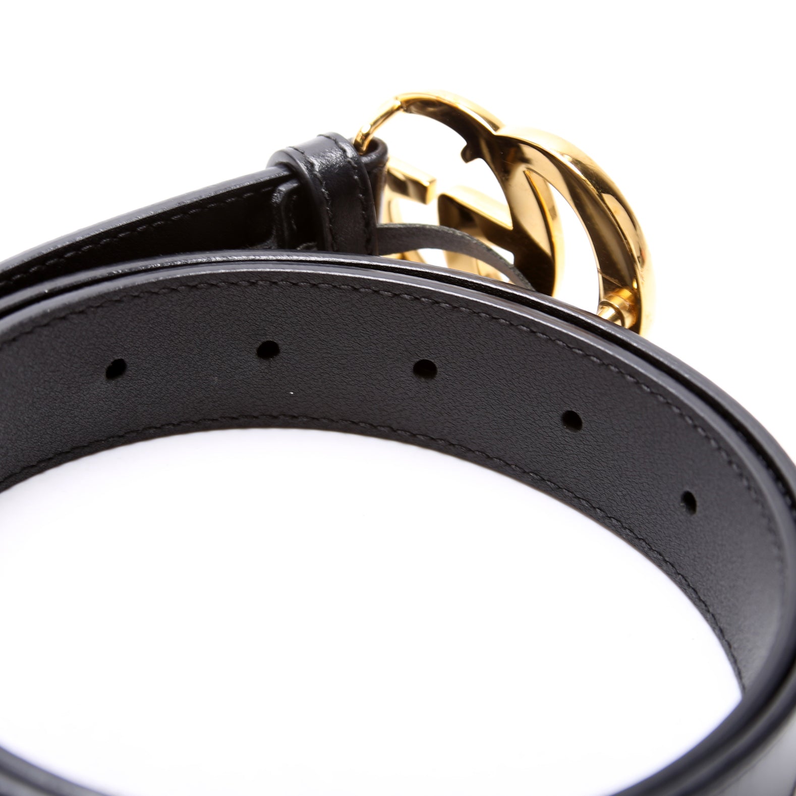 414516 GG Marmont Belt Size 85/34 Black