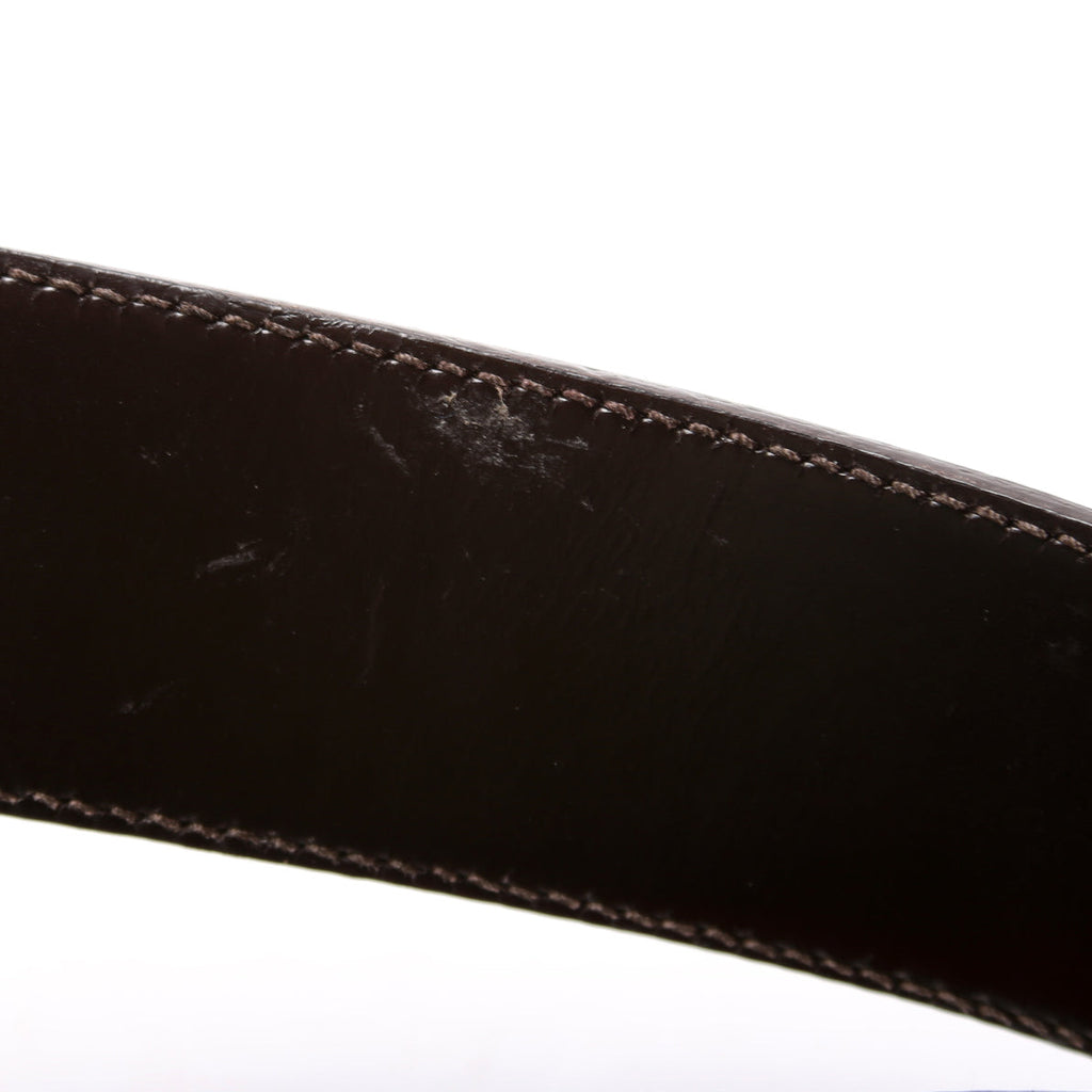 114984 Web Canvas Interlocking G Belt Size 105/42 Brown/Multi