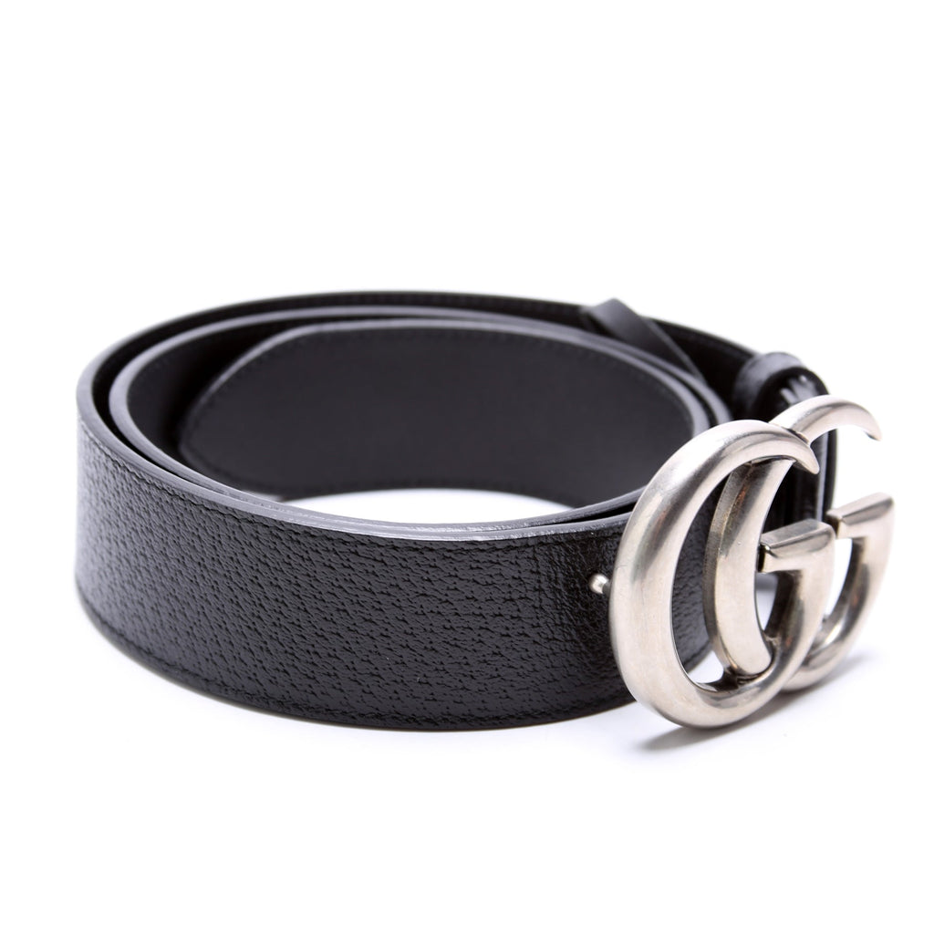 406831 GG Marmont Belt Size 80/32 Black