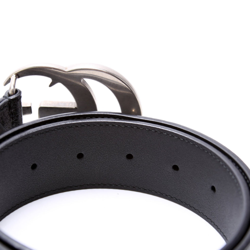 406831 GG Marmont Belt Size 80/32 Black