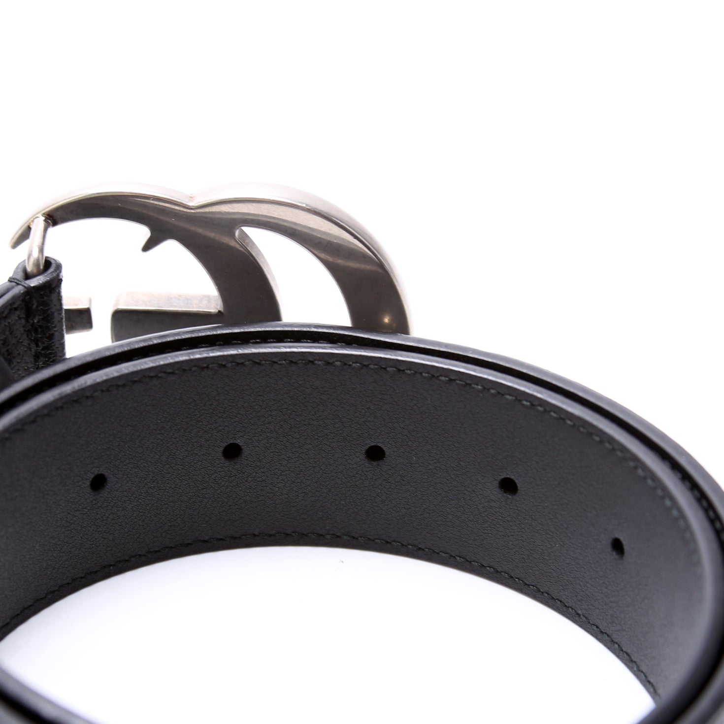 406831 GG Marmont Belt Size 80/32 Black