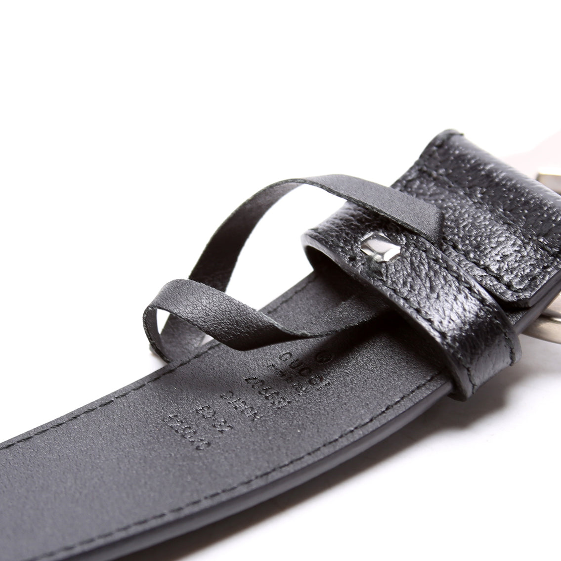 406831 GG Marmont Belt Size 80/32 Black