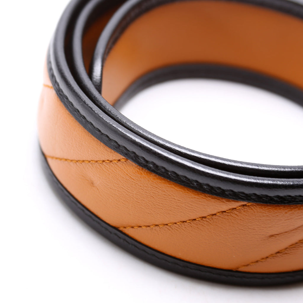 576202 GG Marmont Torchon Belt Size 85/34 Tan/Black